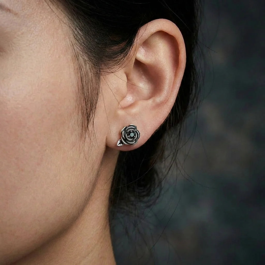 Aurielle Minimalist Gold Stud Earrings